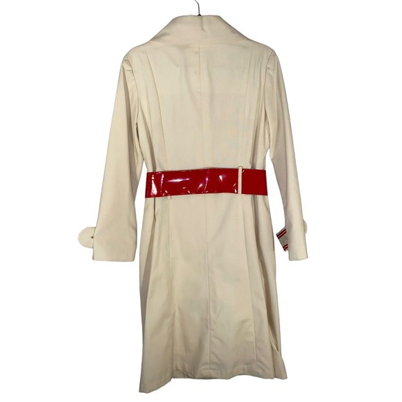 Vintage Mod Jacket 1960s Mod Coat with Vinyl Belt by Have A Nice Day - Picture 7 of 7